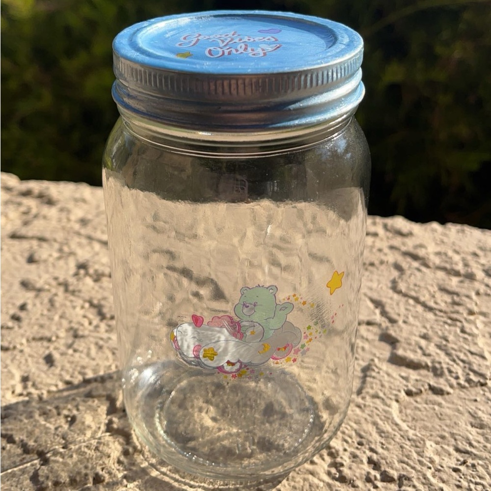 y2k carebear stash jar